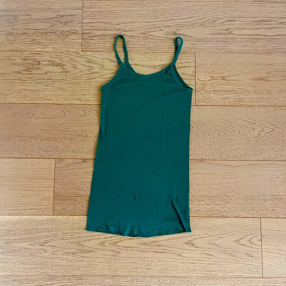 Vintage Cotton Tank with Scalloped straps